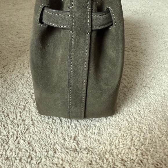 Coach Suede Empire 28 Satchel in Olive Green - Picture 8 of 12